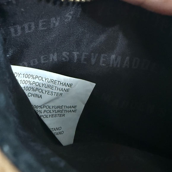 Steve Madden‎ Tan Woven Wristlet/ Crossbody Bag w/ Adjustable Strap Gold Accents - Picture 10 of 10